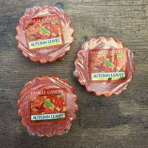 NWT Yankee Candle Wax Melts Autumn Leaves Set of 3